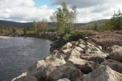 Completed work on the Breakwater pool berm. (September 27, 2019)