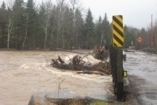 Debris at Cranton Bridge