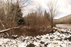 Parking area at Swimming Hole
