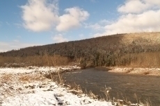 Downstream from Bend at Twin Elms 