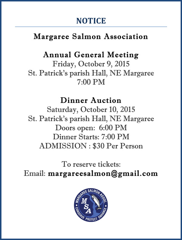 2015 MSA AGM and Dinner Auction
